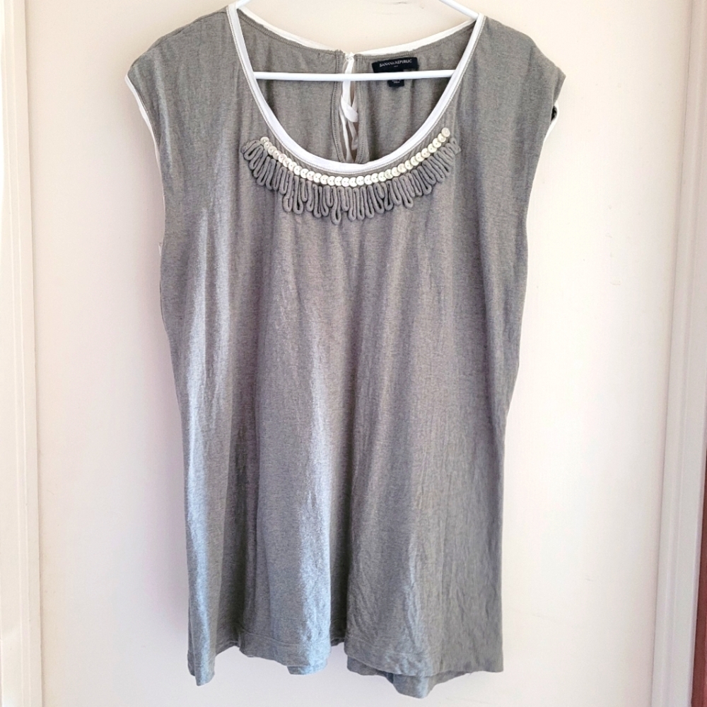 Sleeveless Embellished Top